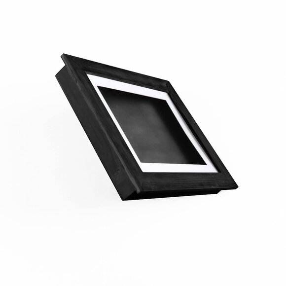 Interchangeable Artwork Frame w/ Storage – 9" x 12" Black - Picture 3 of 5